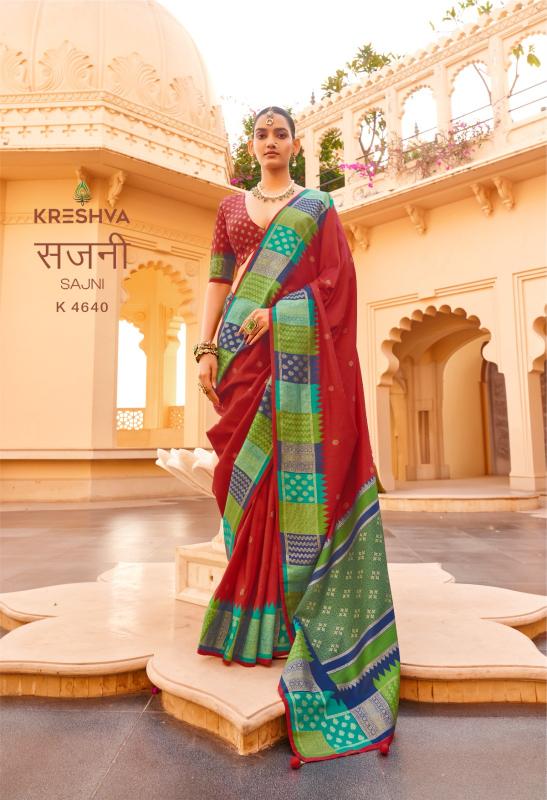 Kreshva Sajni catalog saree wholesale market in hyderabad