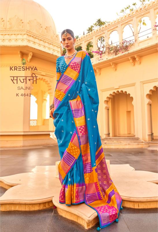 Kreshva Sajni catalog saree wholesale market in hyderabad
