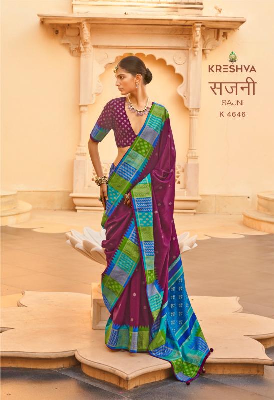 Kreshva Sajni catalog saree wholesale market in hyderabad