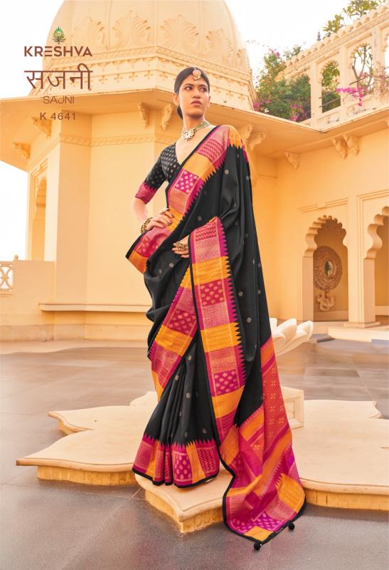 Kreshva Sajni catalog saree wholesale market in hyderabad