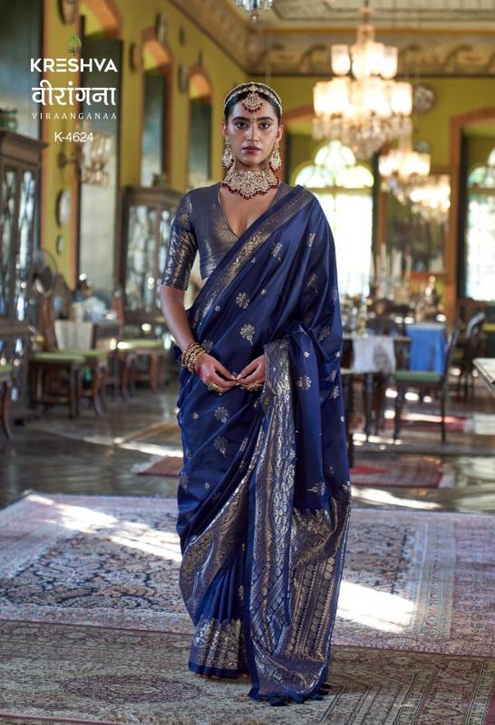Kreshva Viraangana catalog wholesale silk saree market in bangalore