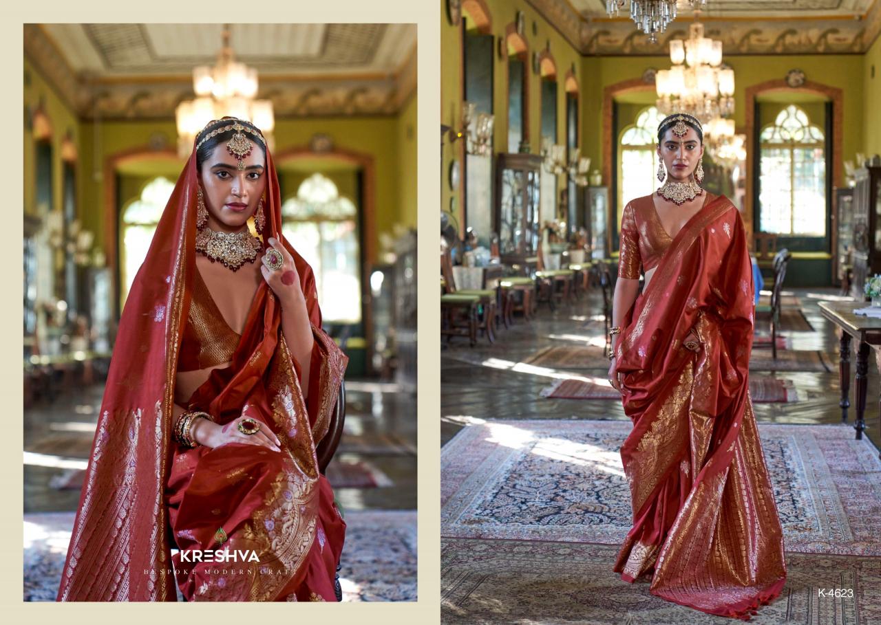 Kreshva Viraangana catalog wholesale silk saree market in bangalore