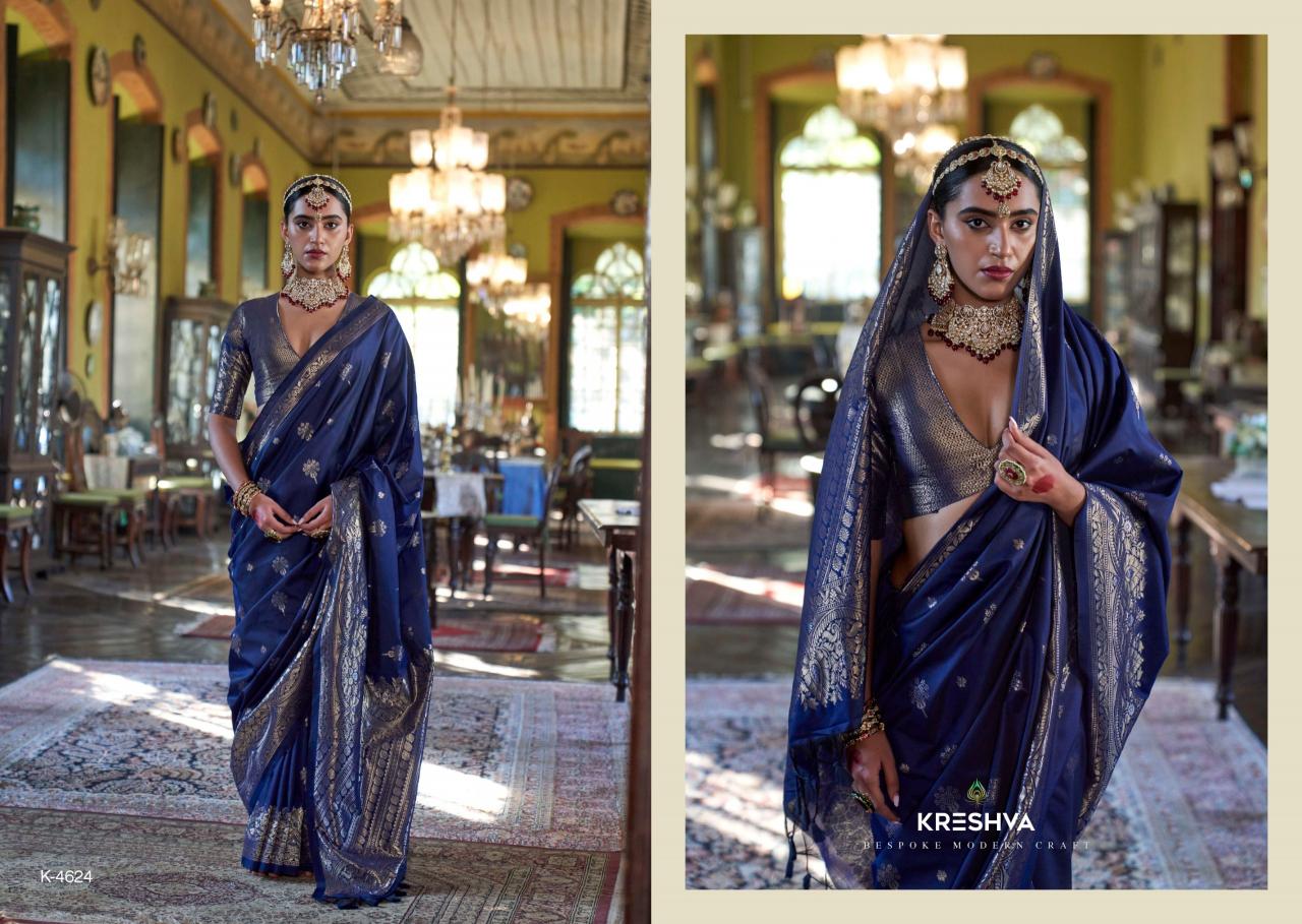 Kreshva Viraangana catalog wholesale silk saree market in bangalore
