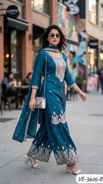 Ladies Flavour 3405 A & B Catalog wholesale designer kurtis in hyderabad