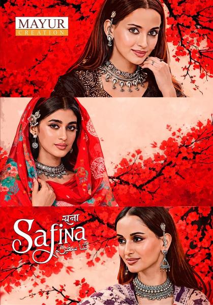 Mayur Creation Sana Safina Vol- 1 – karachi Readymade Kurti Pant With Dupatta