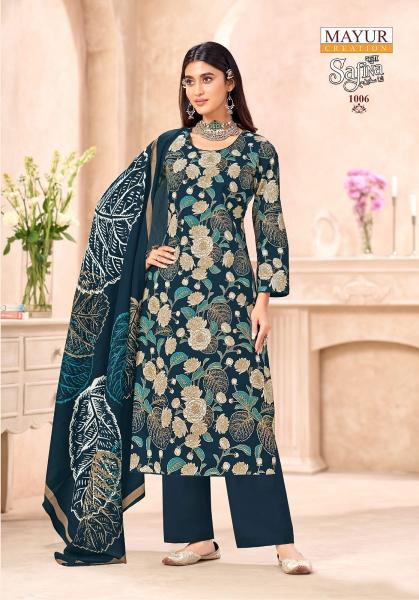 Mayur Creation Sana Safina Vol- 1 – karachi Readymade Kurti Pant With Dupatta