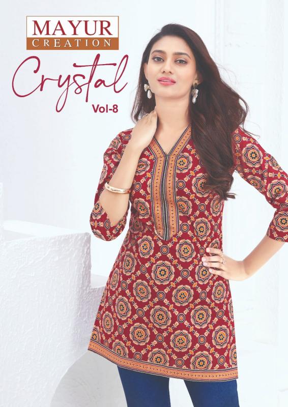 Mayur Crystal Vol-8 – Short Tops - Wholesale Catalog