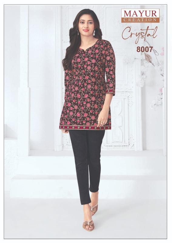 Mayur Crystal Vol-8 – Short Tops - Wholesale Catalog