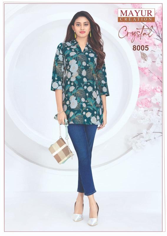 Mayur Crystal Vol-8 – Short Tops - Wholesale Catalog