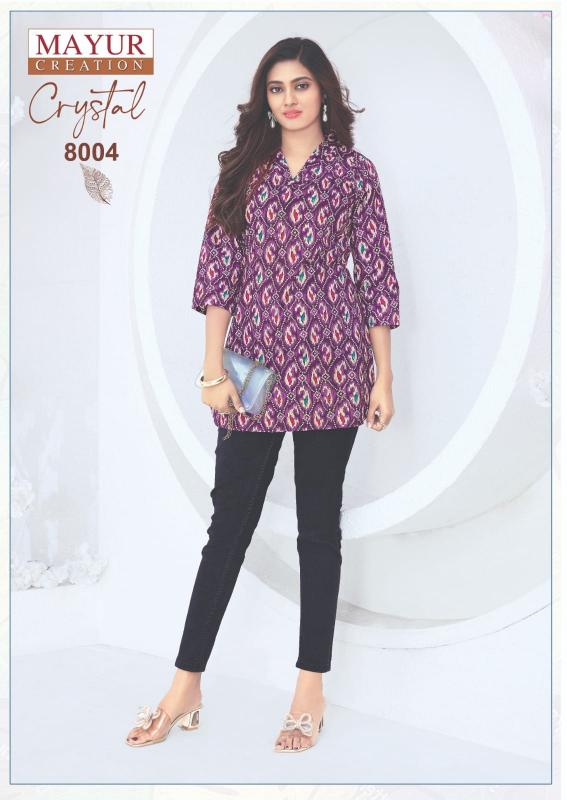 Mayur Crystal Vol-8 – Short Tops - Wholesale Catalog