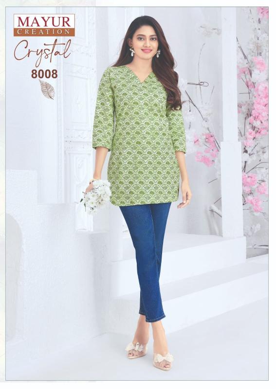 Mayur Crystal Vol-8 – Short Tops - Wholesale Catalog