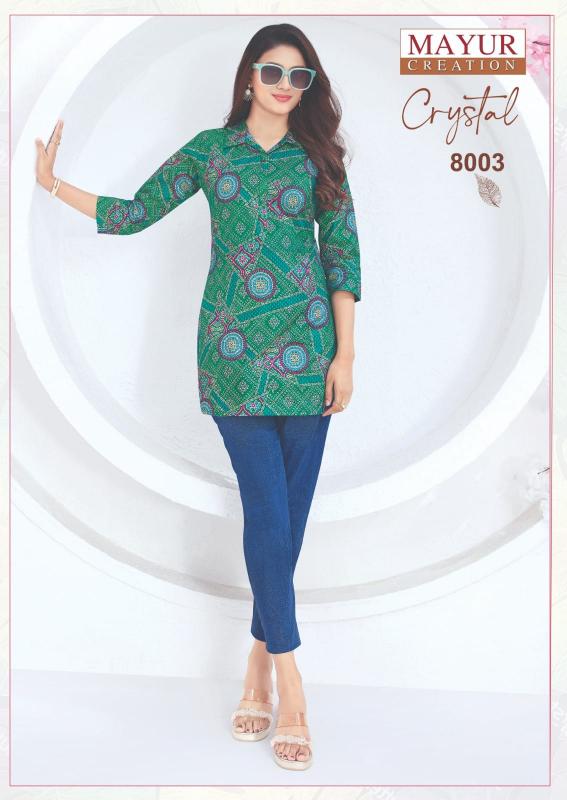 Mayur Crystal Vol-8 – Short Tops - Wholesale Catalog