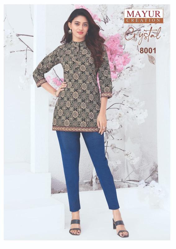 Mayur Crystal Vol-8 – Short Tops - Wholesale Catalog