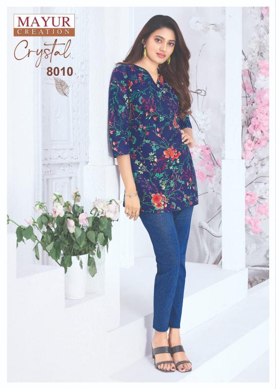 Mayur Crystal Vol-8 – Short Tops - Wholesale Catalog