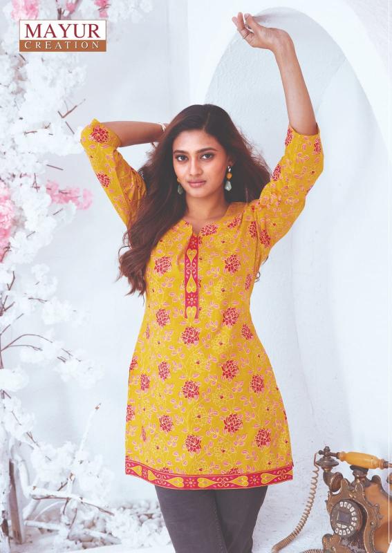 Mayur Crystal Vol-8 – Short Tops - Wholesale Catalog