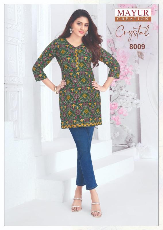 Mayur Crystal Vol-8 – Short Tops - Wholesale Catalog