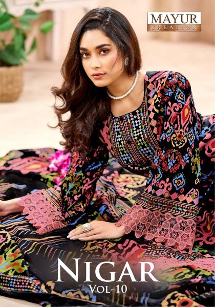 Mayur Nigar Vol- 10 – Pakistani Readymade Kurti Pant With Dupatta Wholesale Catalog