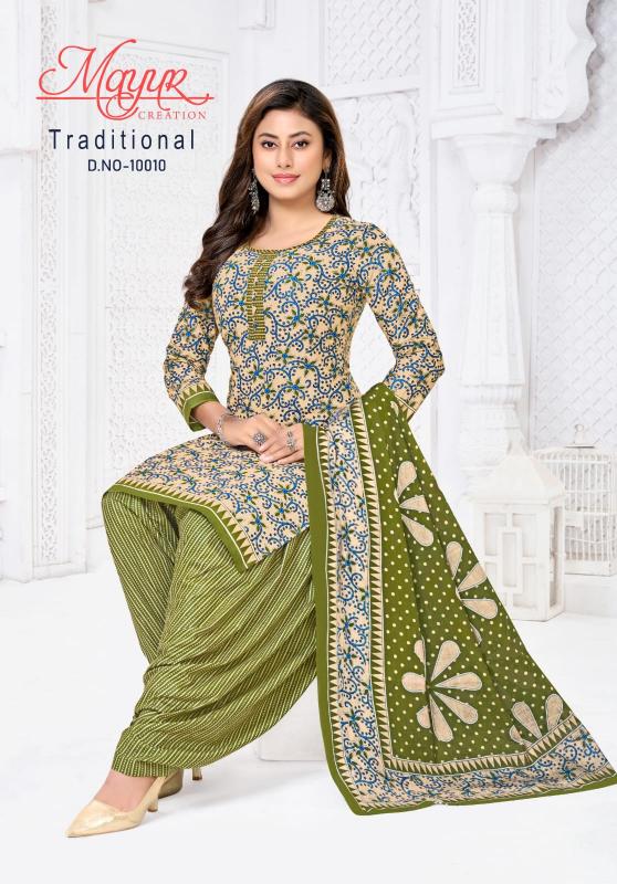 Mayur Tarditional Vol-10 – Dress Material - Wholesale Catalog