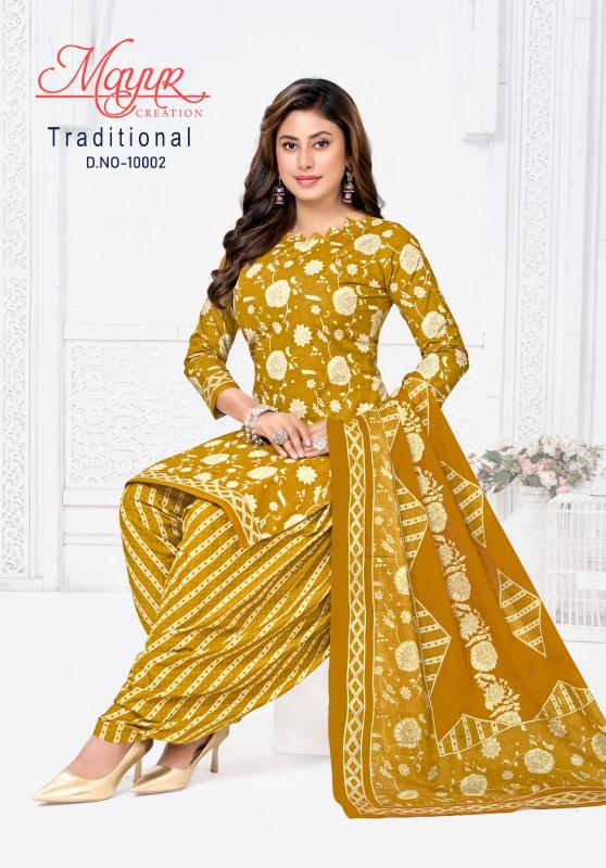 Mayur Tarditional Vol-10 – Dress Material - Wholesale Catalog