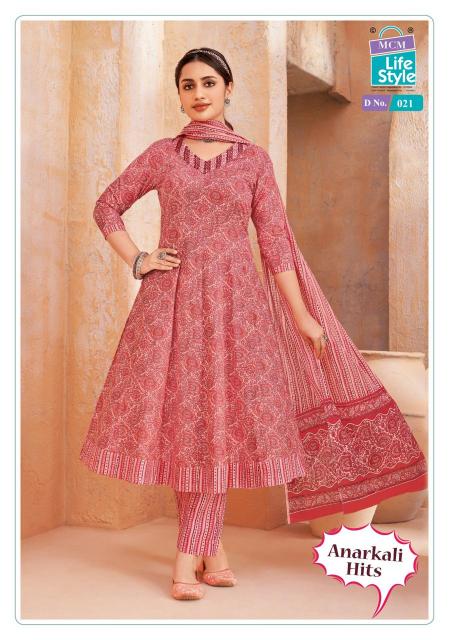 MCM Anarkali Hits Vol-1 – Anarkali Style Kurti Pant With Dupatta - Wholesale Catalog