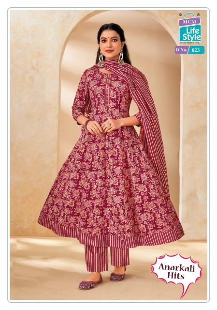 MCM Anarkali Hits Vol-1 – Anarkali Style Kurti Pant With Dupatta - Wholesale Catalog