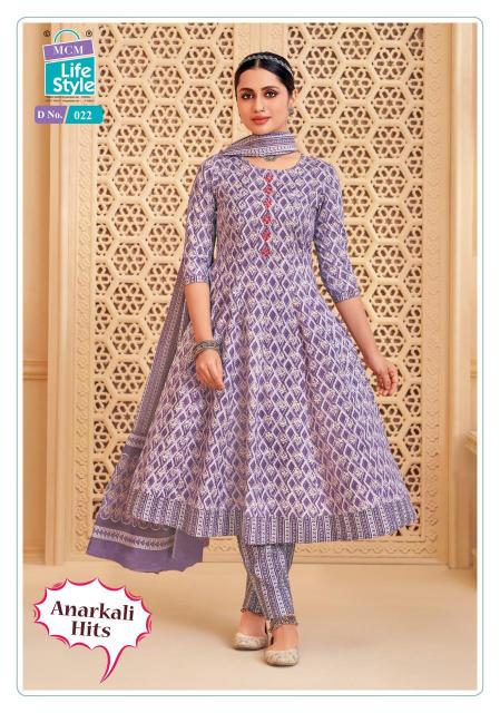 MCM Anarkali Hits Vol-1 – Anarkali Style Kurti Pant With Dupatta - Wholesale Catalog