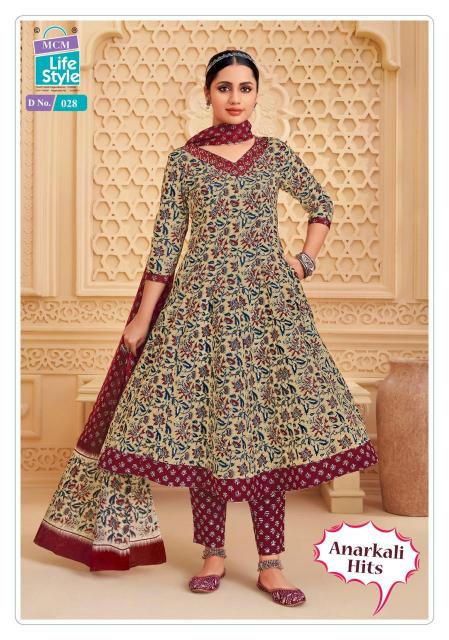 MCM Anarkali Hits Vol-1 – Anarkali Style Kurti Pant With Dupatta - Wholesale Catalog
