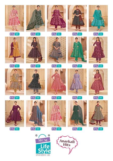 MCM Anarkali Hits Vol-1 – Anarkali Style Kurti Pant With Dupatta - Wholesale Catalog