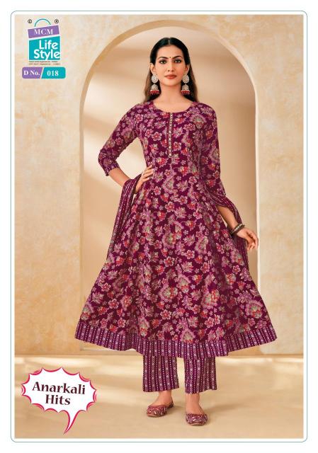MCM Anarkali Hits Vol-1 – Anarkali Style Kurti Pant With Dupatta - Wholesale Catalog