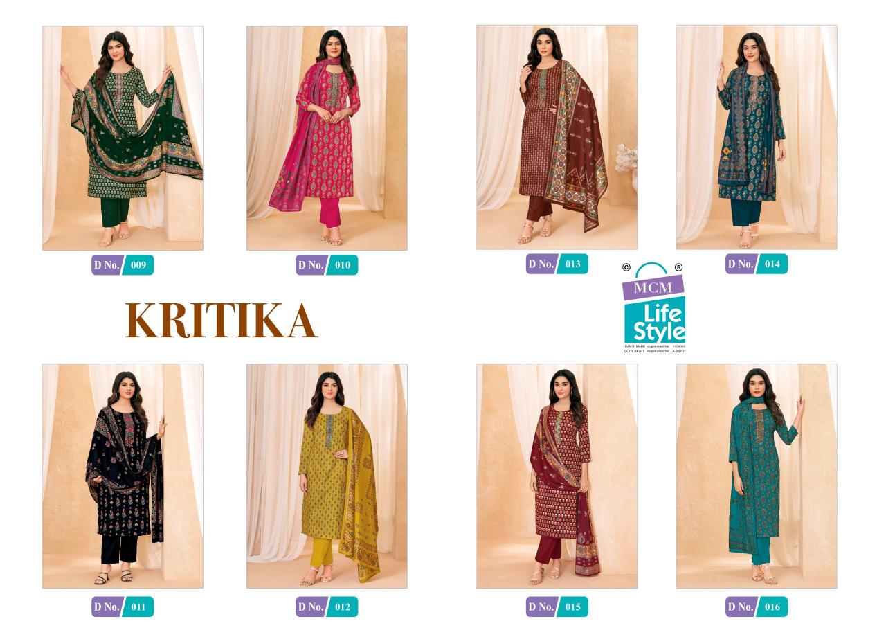 Mcm Kartika Jam Satin Work Vol-1 – Dress Material - Wholesale Catalog