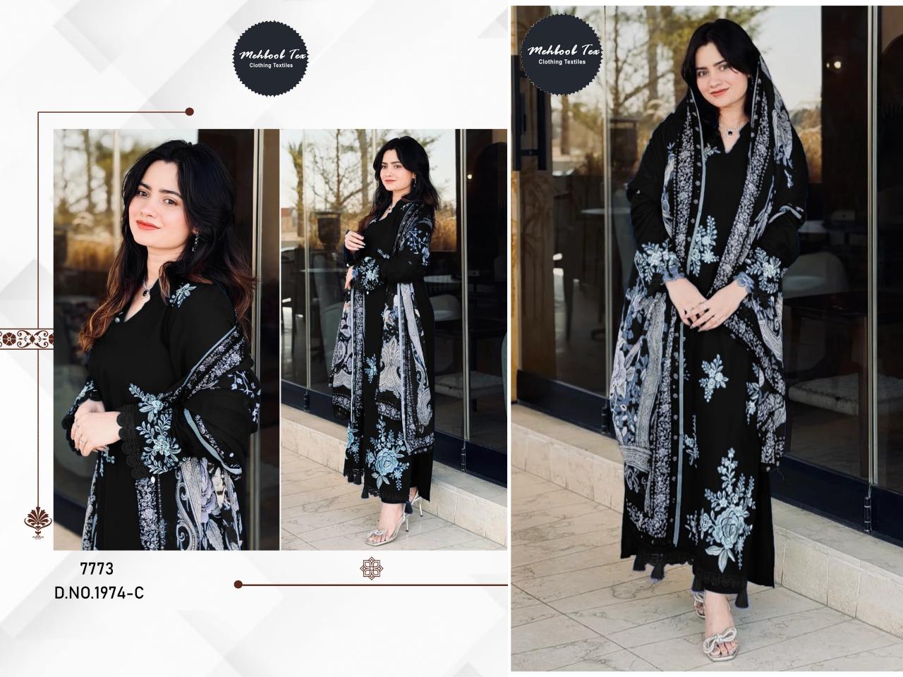 Mehbbob Tex 1974 catalog wholesale pakistani suit
