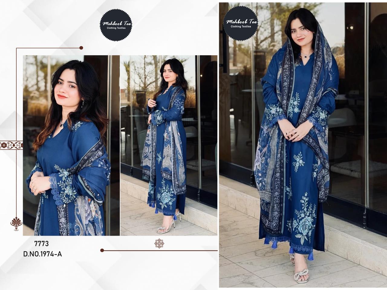 Mehbbob Tex 1974 catalog wholesale pakistani suit