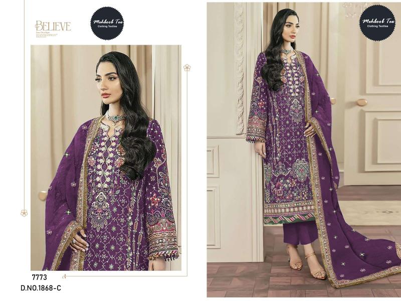 Mehboob Tex 1868 B To D Catalog pakistani suits wholesaler in india
