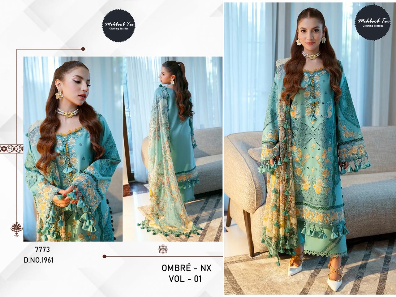 Mehboob Tex Ombre Nx Vol 1 catalog wholesale clothing salwar kameez
