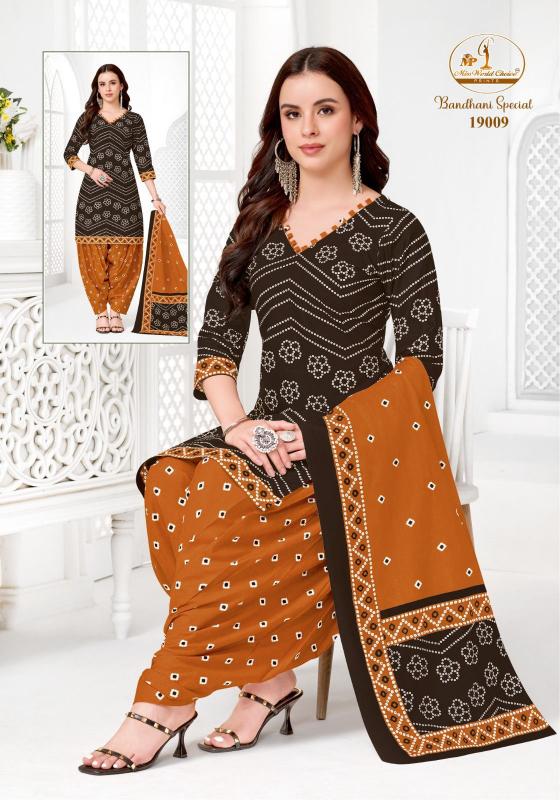 Miss World Bandhani Special Vol-19 – Readymade Patiyala Dress - Wholesale Catalog
