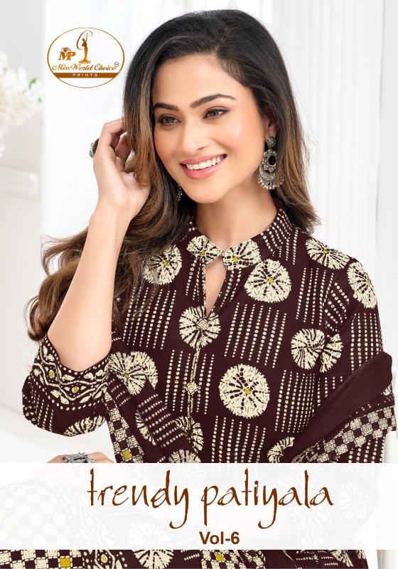 Miss World Trendy Patiyala Vol-6 – Readymade Patiyala Dress - Wholesale Catalog
