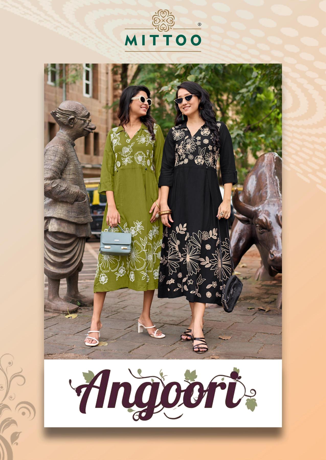 Mittoo Angoori catalog western dress in delhi