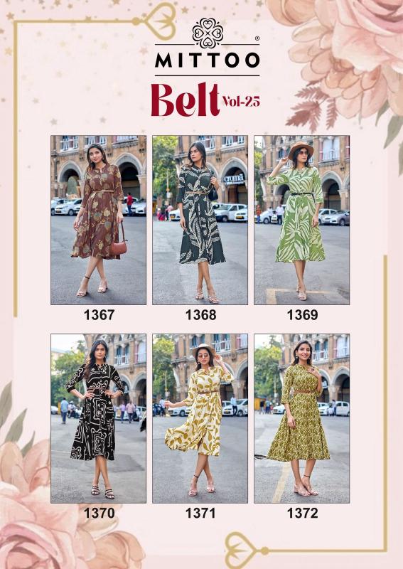 Mittoo Belt Vol 25 catalog western dress mumbai wholesaler