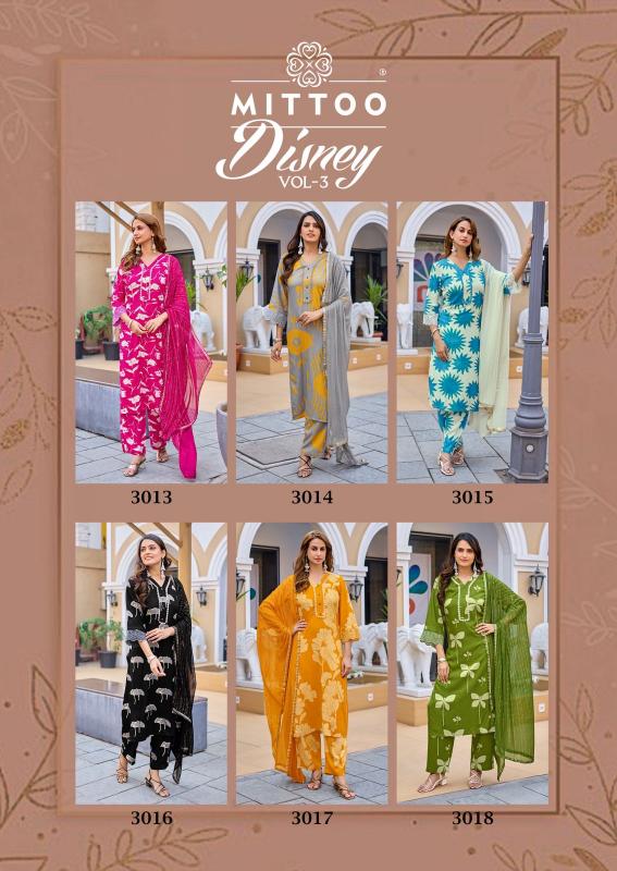 Mittoo Disney vol 3 Catalog women kurti wholesaler