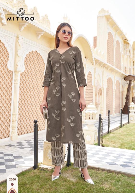 Mittoo Floral Style catalog co ord set wholesaler