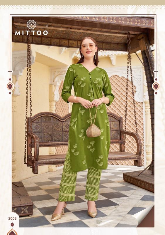 Mittoo Floral Style catalog co ord set wholesaler