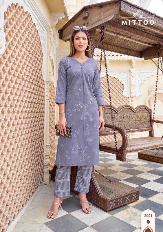 Mittoo Floral Style catalog co ord set wholesaler
