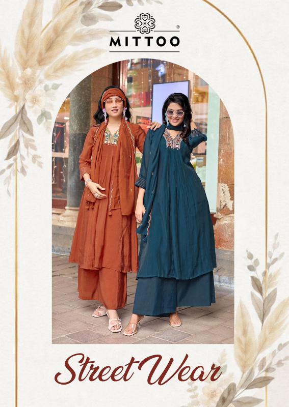 Mittoo Street Wear catalog kurtis with plazzo wholesale online