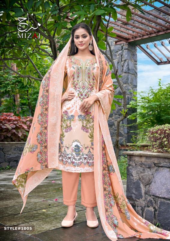 mizaj M Print Vol-1 – Pakistani Kurti Pant With Dupatta - Wholesale Catalog