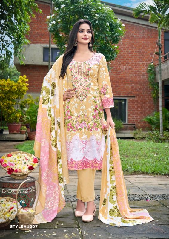 mizaj M Print Vol-1 – Pakistani Kurti Pant With Dupatta - Wholesale Catalog
