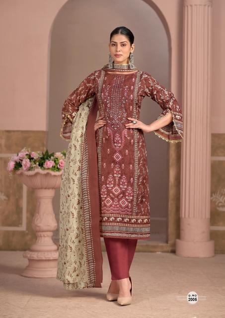 Mizaj Muzlin Vol-2 – Pakistani Readymade Kurti Pant With Dupatta - Wholesale Catalog