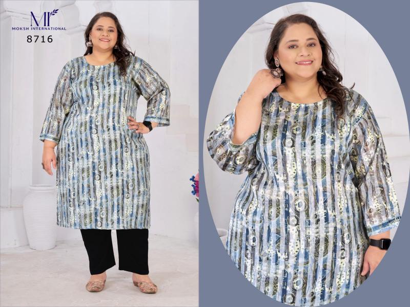 Moksh International Big Size Nitya vol 1 catalog wholesaler of kurti in varanasi