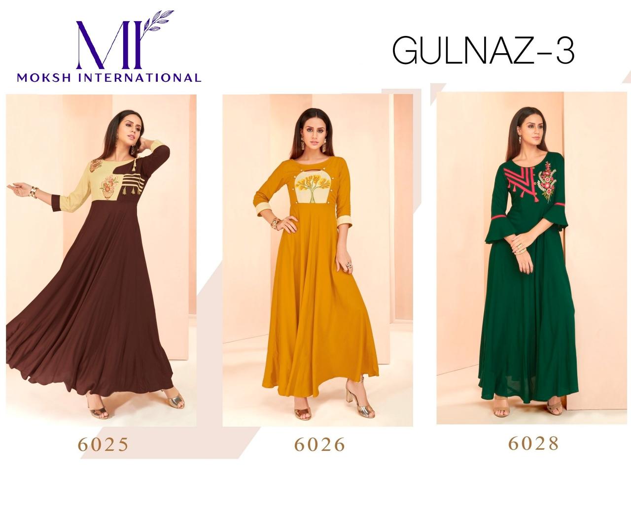 Moksh International Gulnaz vol 3 catalog kurti wholesale online