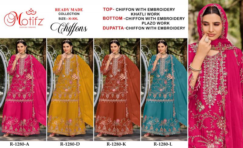 Motifz 1280 Nx catalog pakistani suits wholesale market in delhi