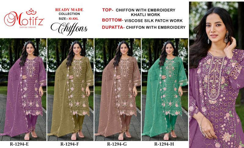 Motifz 1294 catalog pakistani replica suits wholesale in india